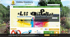 Desktop Screenshot of croissy-beaubourg.fr